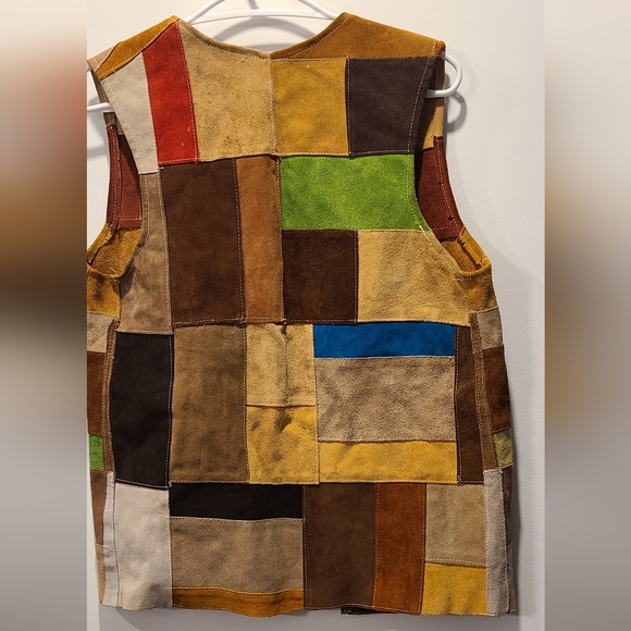 Unique Handmade Western Kids Suede Vest - Picture 7 of 12